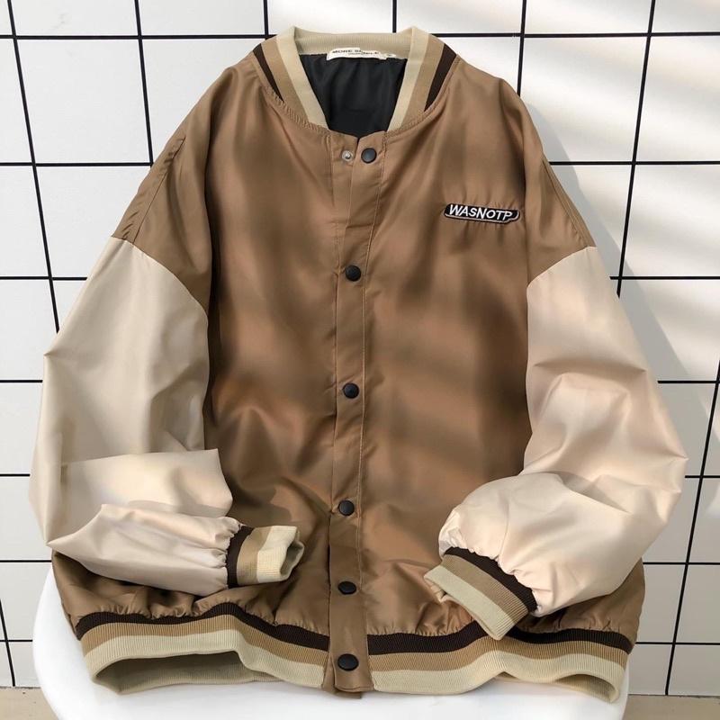 Áo Khoác Dù BOMBER WAS Form Rộng Tay Dài Ulzzang ️/Nam Nữ Unisex ️ Jaystoree