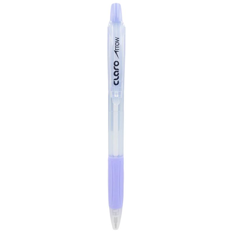 Bút Bi Claro Arrow 0.5 mm - Mực Xanh - Thân Bút Màu Tím