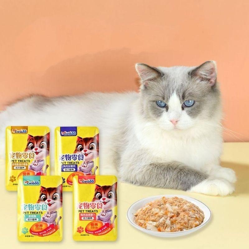 COMBO 20 GÓI PATE LIEBAO SÓC NÂU NỘI ĐỊA TRUNG DÀNH CHO MÈO - GIÁ TỐT