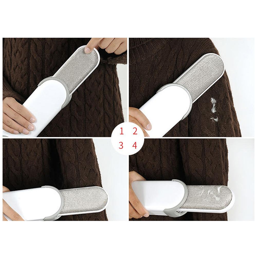 Bàn chải loại bỏ bụi bằng vải hai mặt dành cho thú cưng