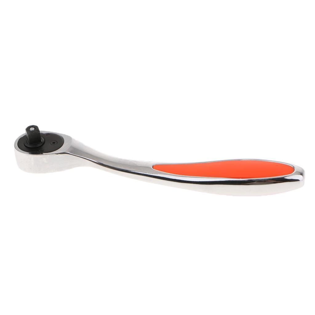 Mirror Steel Fast Ratchet Wrench Spanner Hand Repair Tool 10mm