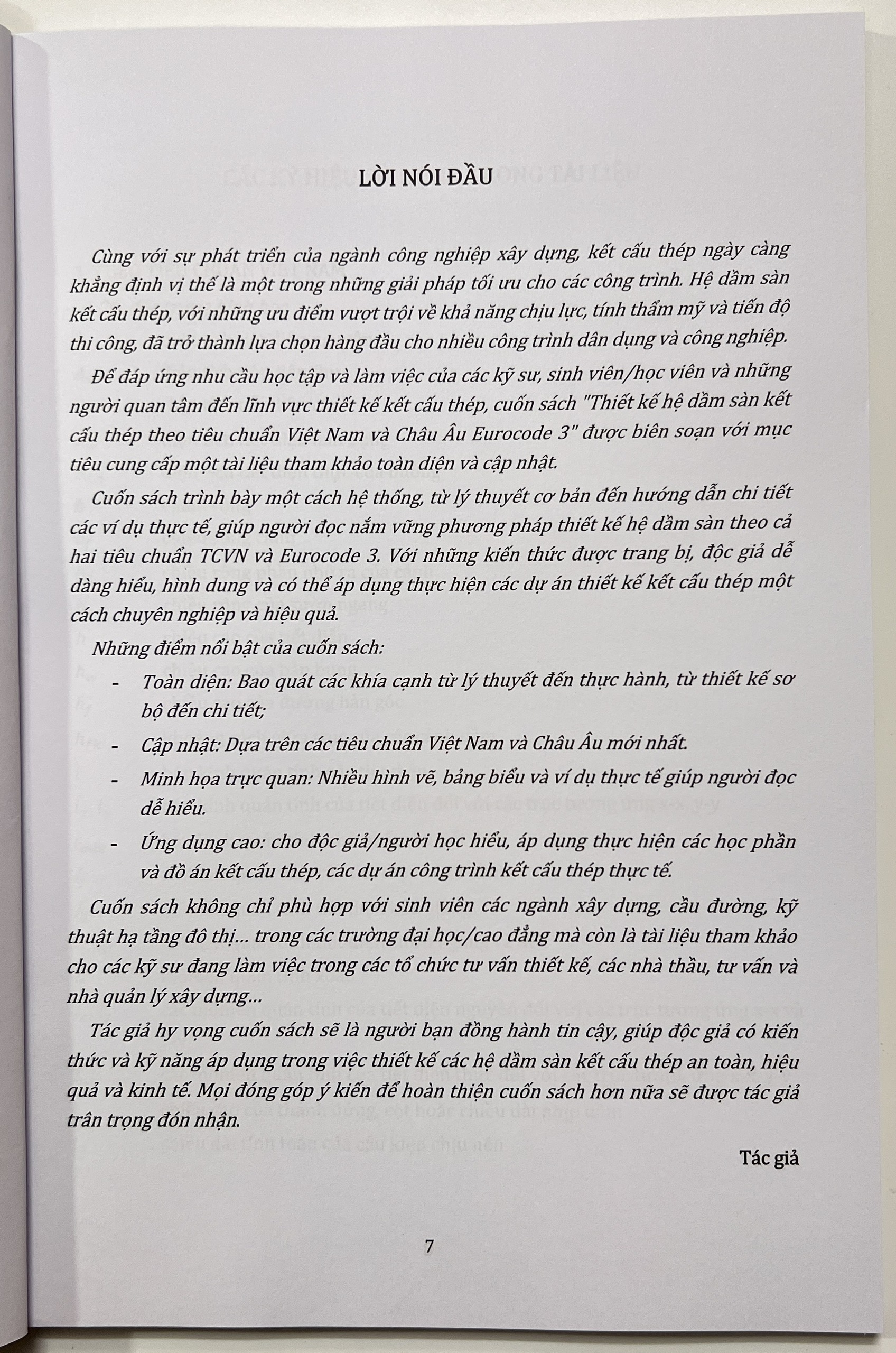 Sách - Thiết Kế Hệ Dầm Sàn Kết Cấu Thép Theo Tiêu Chuẩn Việt Nam Và Châu Âu EUROCODE