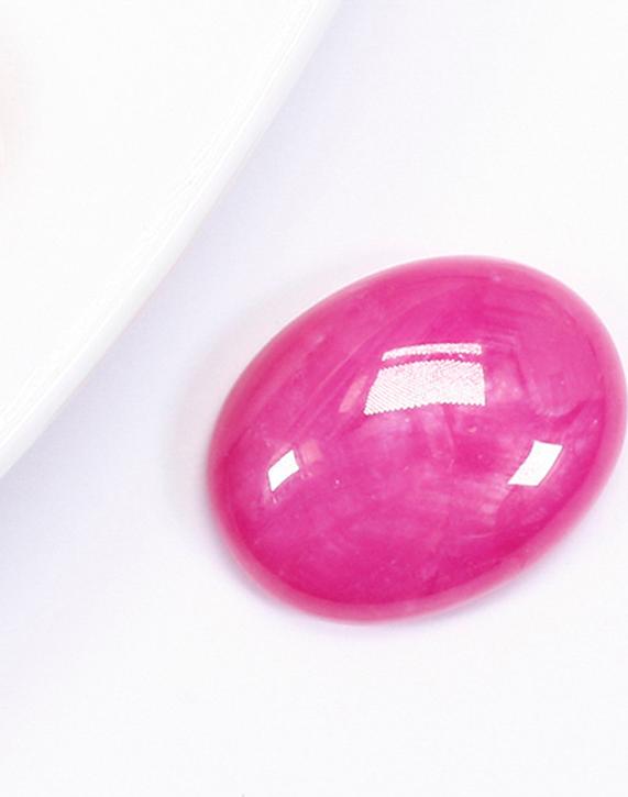 Mặt dây chuyền, mặt nhẫn oval đá Ruby mệnh hỏa, thổ - Ngọc Quý Gemstones