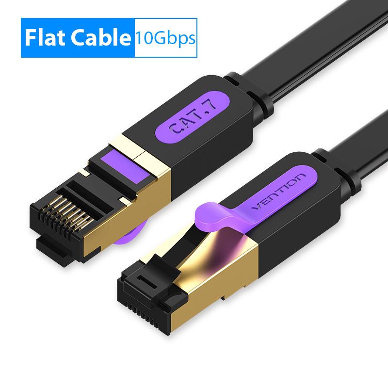 Cáp Ethernet VENTED RJ 45 CAT7 LAN Cáp STP RJ45 Cáp mạng cho dây vá tương thích CAT6 cho bộ định tuyến CAT7 Ethernet Cáp