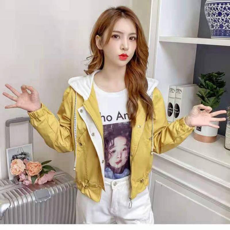 Áo khoác kaki kiểu nữ phối nón cực xinh , xịn xò tôn dáng phong cách hàn quốc cho các nàng KB FASHION