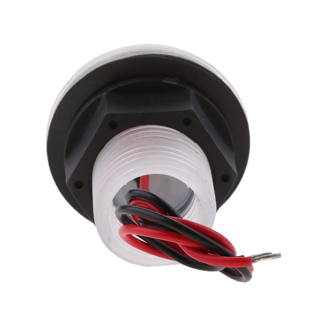 White Boat Cabin Motorhome LED Courtesy Light Roof Reading Lamp 12V 5W