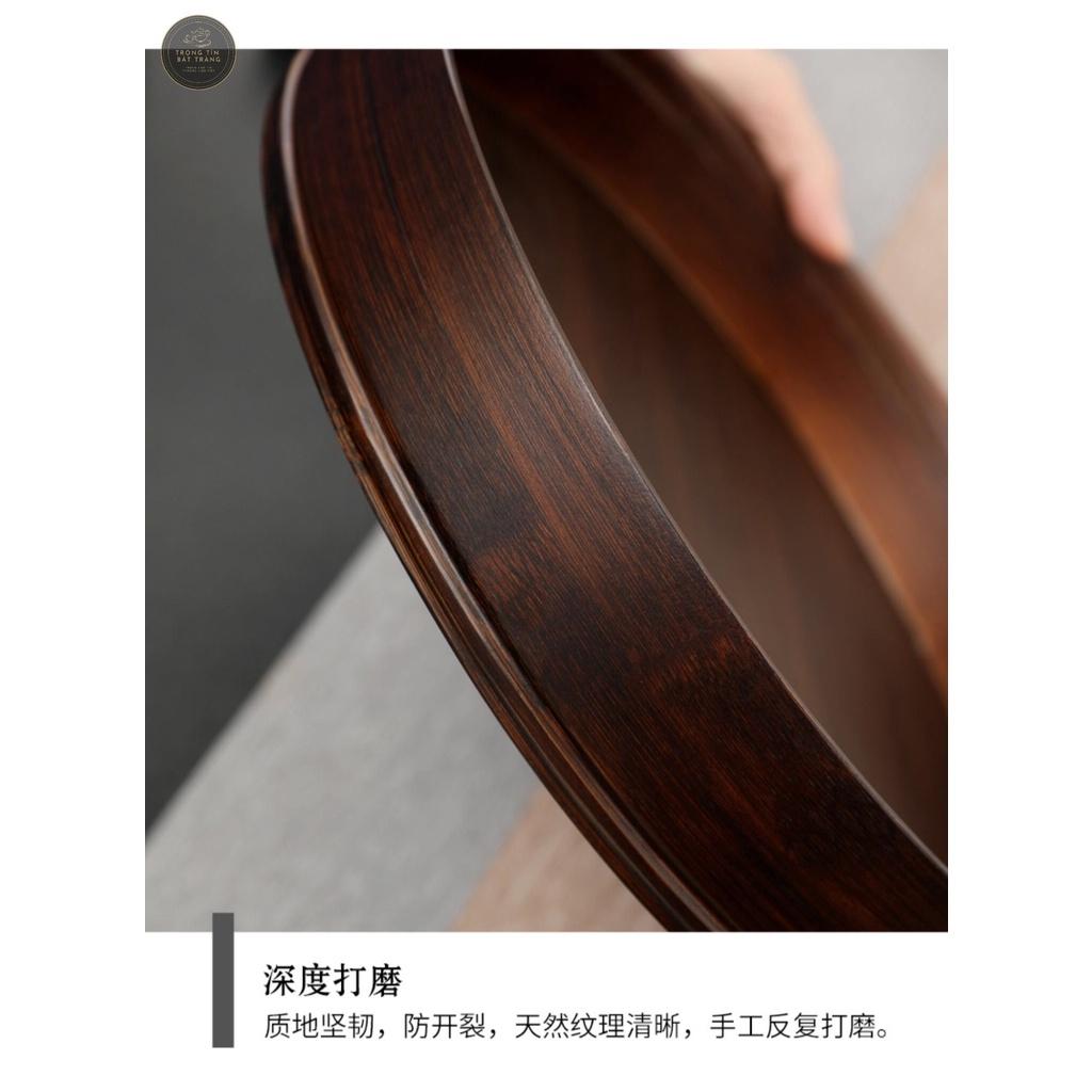 Khay Trà Tre Cao Cấp Tròn KT 19