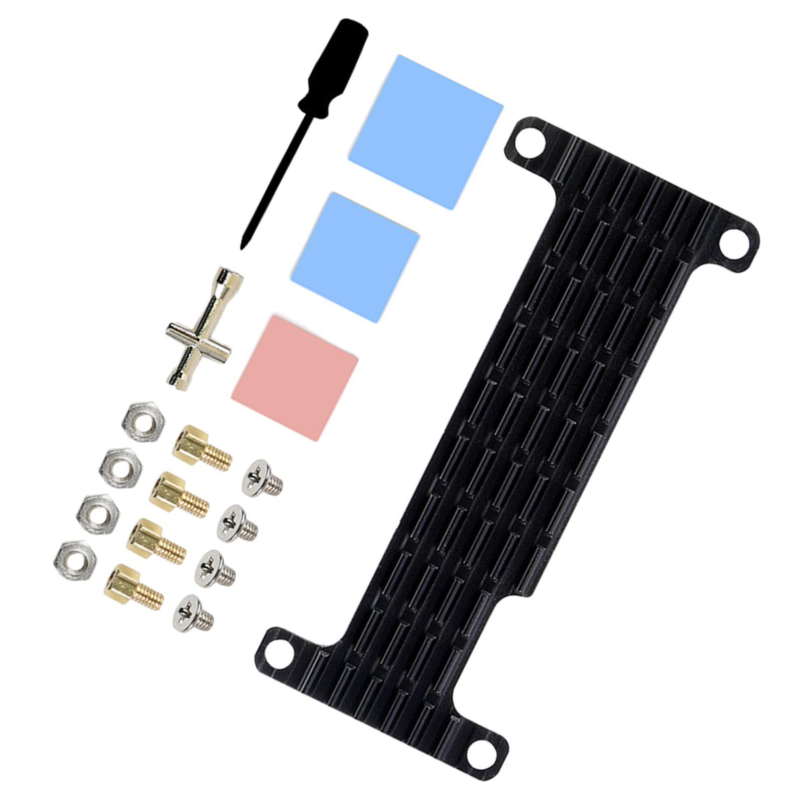 Aluminum Heat Sink Computer Parts Thermal Pad for Raspberry Pi Zero Professional Anti-Corrosion Anti-Oxidation Fast Heat Dissipation