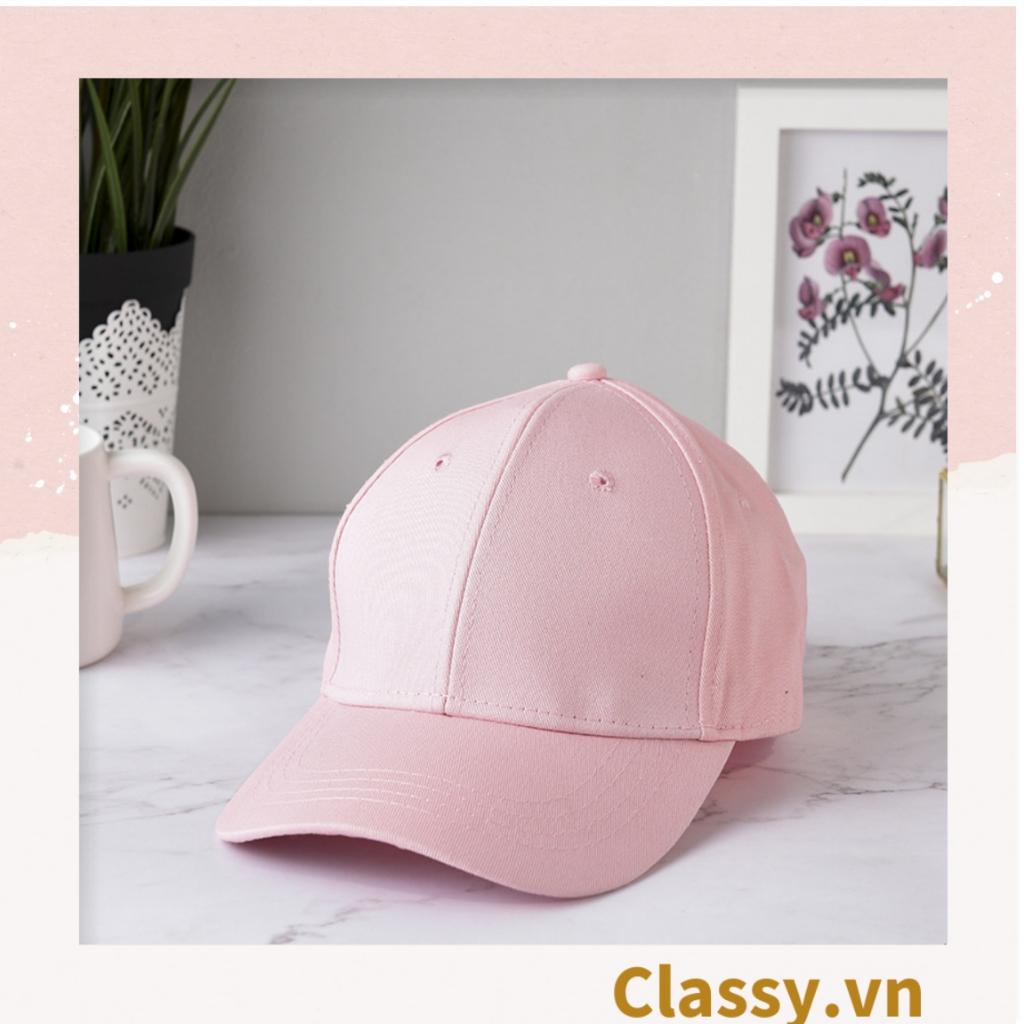 Nón lưỡi trai mũ lưỡi trai  Classy nhiều màu, chất liệu khaki cao cấp, thích hợp cho cả nam và nữ PK1130