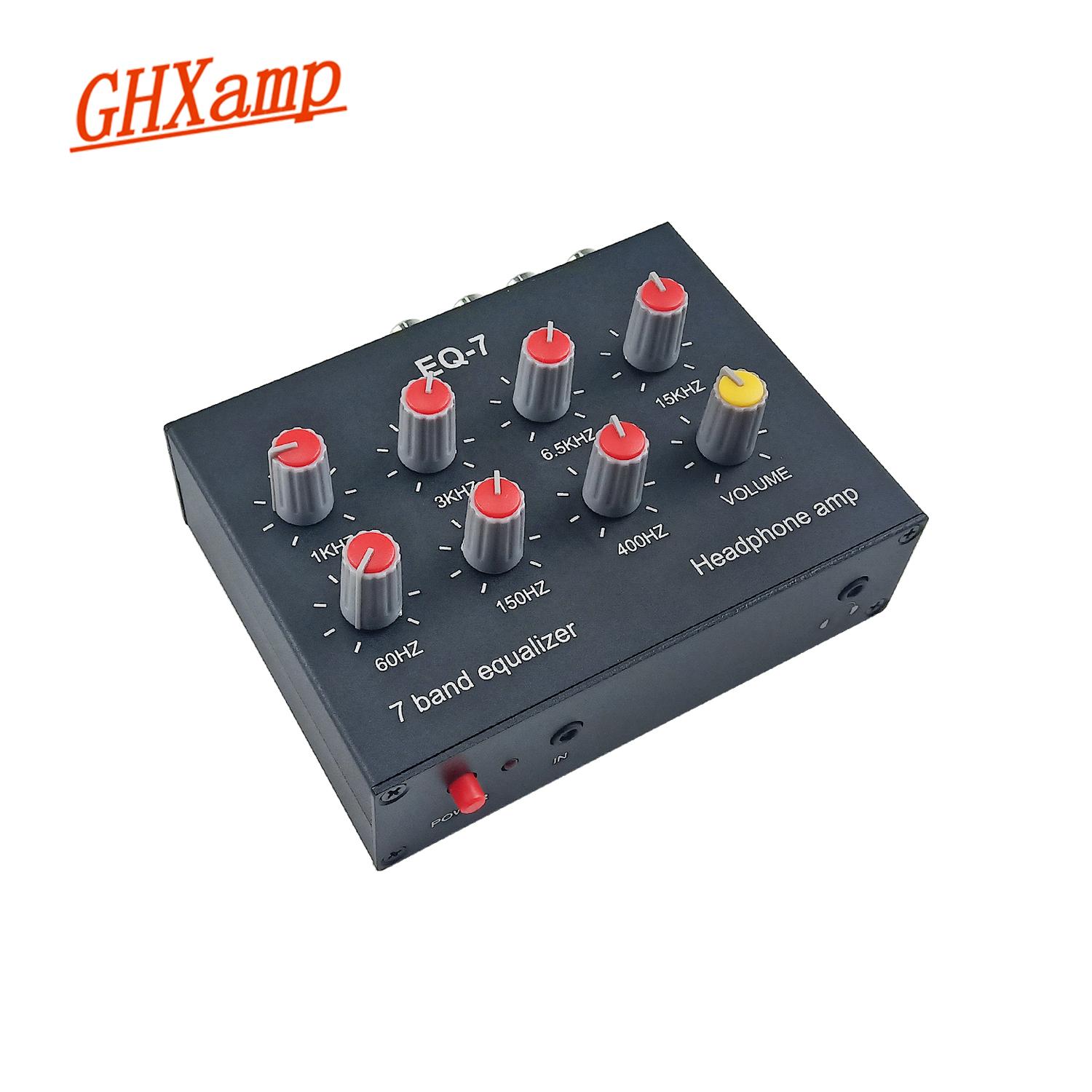 GHXAMP 7-SEGEBRIZER TONE TONE TREBLE Điều chỉnh âm trầm di động Trò chơi máy tính Trò chơi âm thanh Audio Tai nghe bộ khuếch đại âm thanh âm thanh