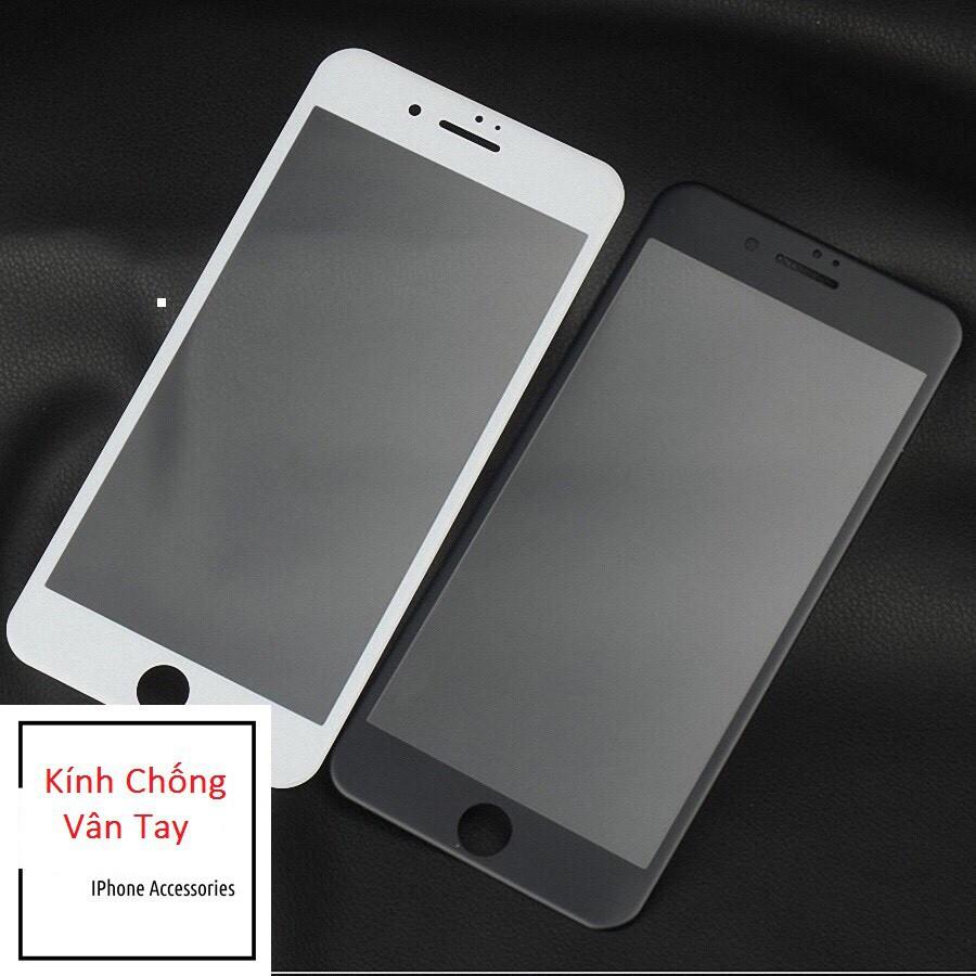 Kính Cường Lực Dành Cho Điện Thoại iPhone SE 2020 Chống Bám Vân Tay AG cao cấp Full Keo Full Màn