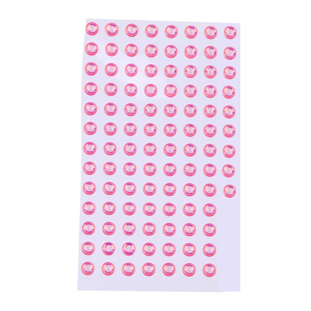 100 Pieces Fishing Lure Eyes Lifelike Yellow Self Adhesive Eyes Fishing Eyes