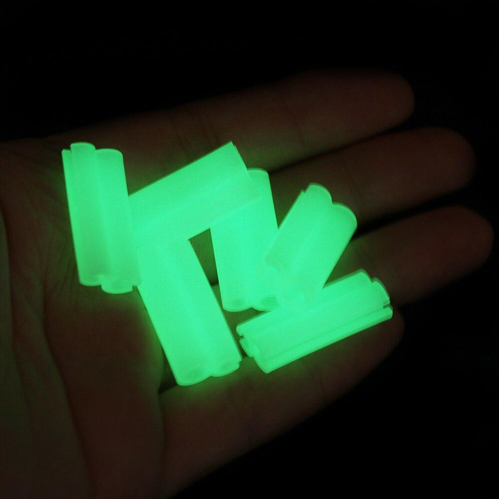 6 Pcs Useful Fluorescent Night Fishing Rod Tip Light Holder Clip Used On Feeder Light Chemical Stick Fishing Glow Stick Clip