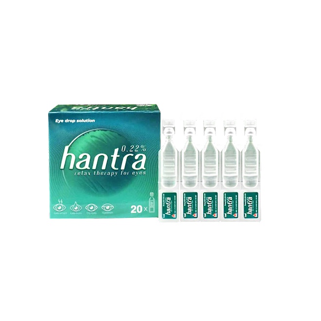 Dung dịch nhỏ mắt Hantra 0.22% giảm nhức mỏi mắt