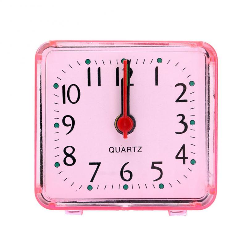 Travel Alarm Clock Analog Alarm Silent Non Ticking Ascending Beep Sounds Silent No Ticking Lighted On Demand Snooze Gentle Wake
