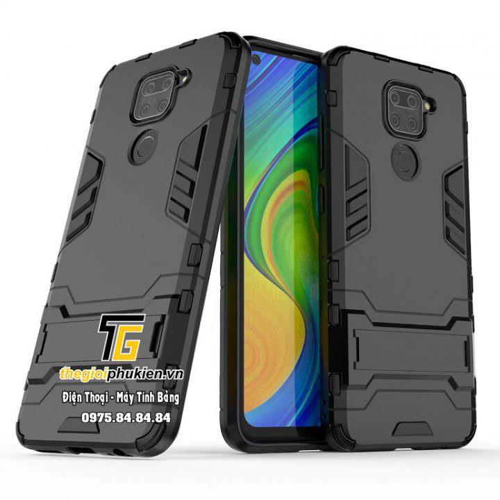 Ốp lưng chống sốc Iron Man cho Xiaomi Redmi Note 9