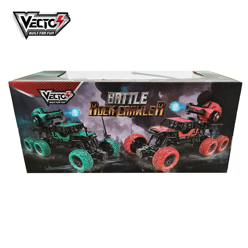 Đồ Chơi VECTO Xe Rock Crawler Chiến Đấu Điều Khiển Từ Xa (Đỏ) VT955180/RD