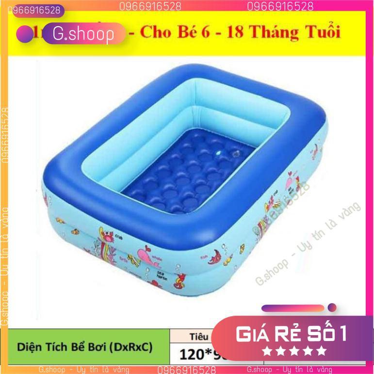 Bể bơi hơi cho bé loại dày dặn kích thước 1m2 - 1m5 S1975