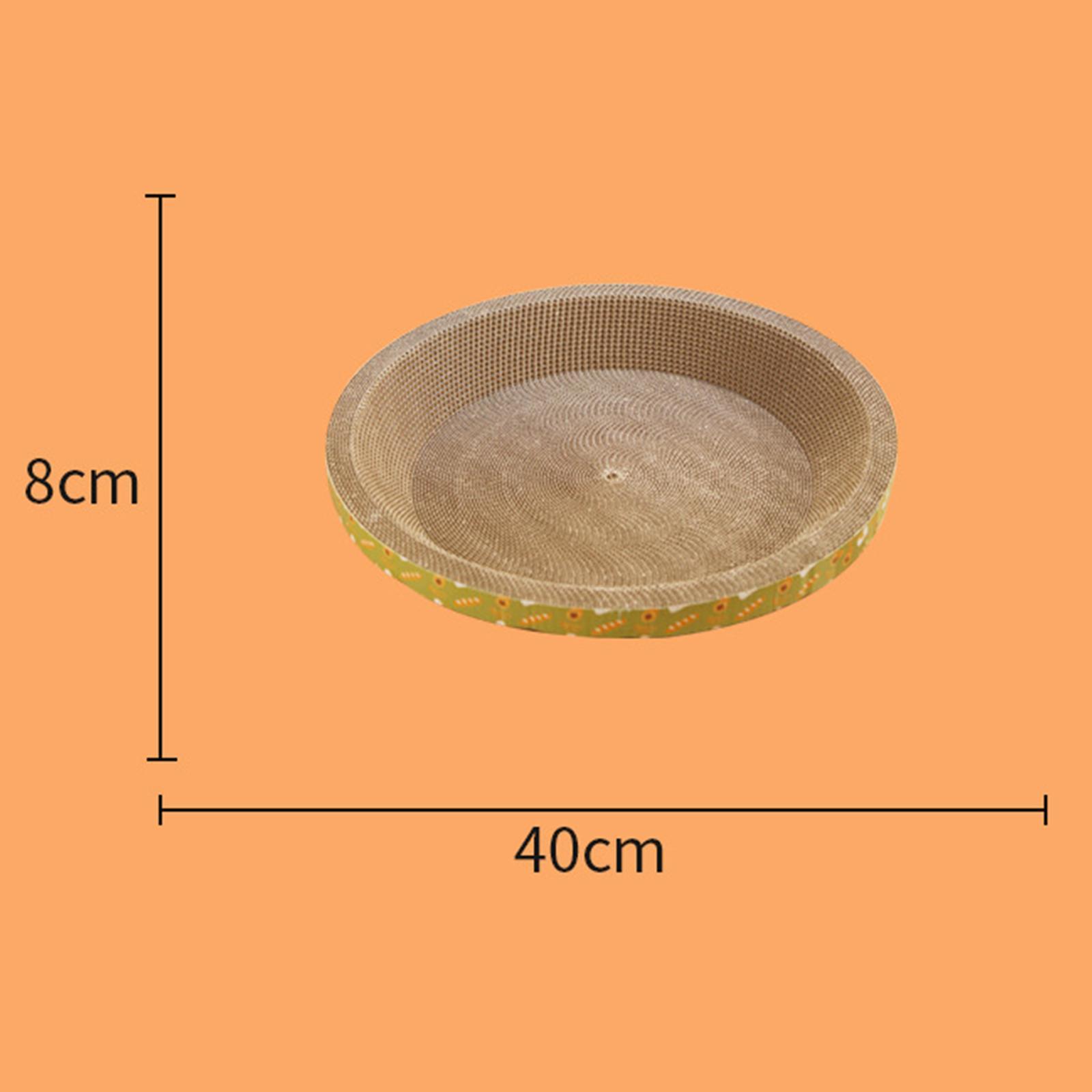 Round Cat Scratching Board Sofa Pet Supplies Cat Scratcher for Grinding Claw