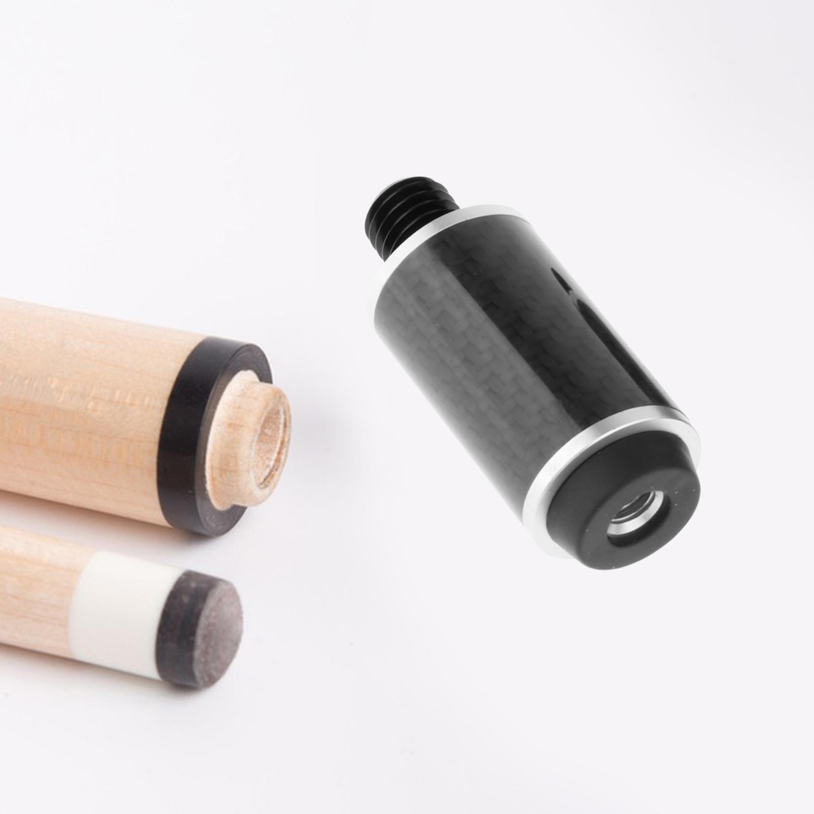 Billiards Pool Cue Extension Cue  End Lengthener Billiards Accessories Attachment with Back Cap for Games Beginners Billiard Cues Practice