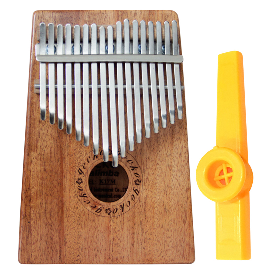 Đàn Kalimba Gecko 17 Phím Gỗ Mahogany K17M Kèm Kèn Kazoo