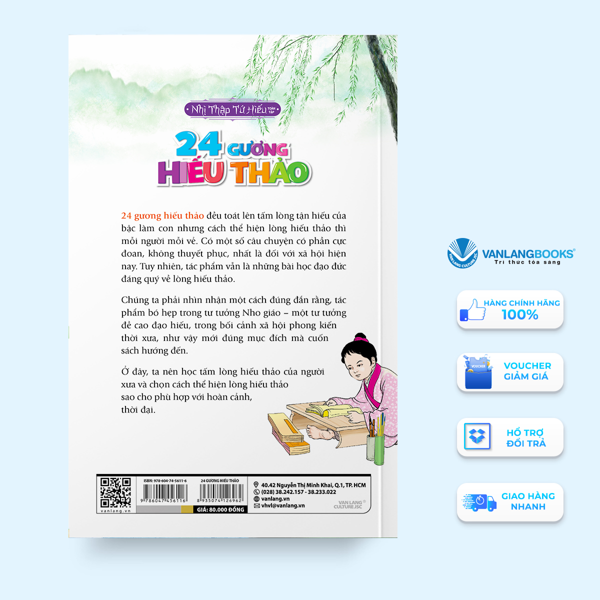 24 Gương Hiếu Thảo - Nhị Thập Tứ Hiếu - Vanlangbooks