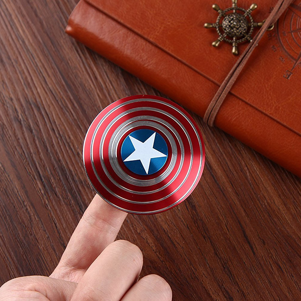 Con Quay Hand Fidget Spinner Khiên Captain American Legaxi HSDK