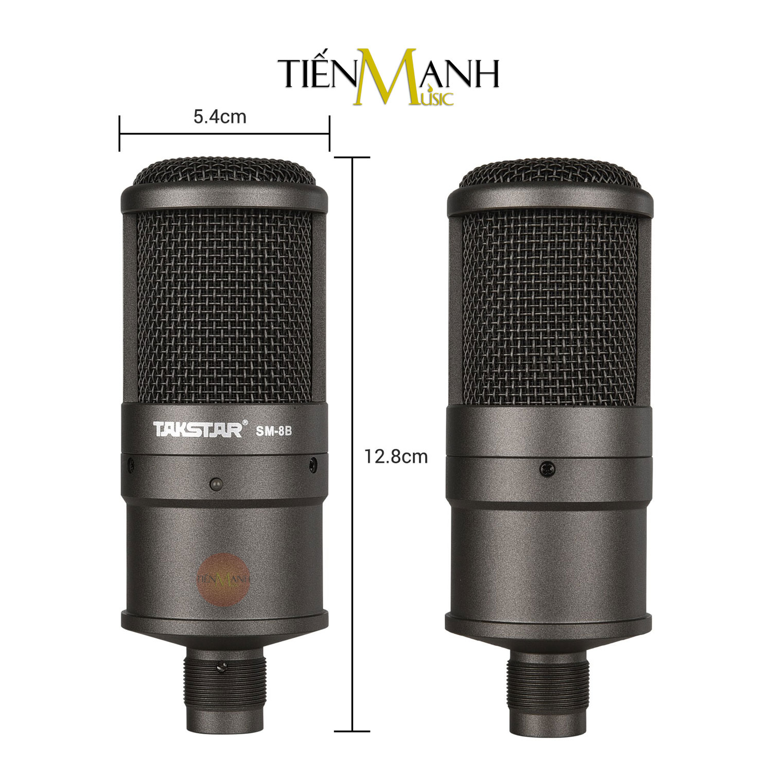 [Tặng Màng Lọc] Micro Takstar SM8B Mic Thu Âm Condenser Livestream Phòng Thu Studio Microphone SM-8B Hàng Chính Hãng - Kèm Móng Gẩy DreamMaker