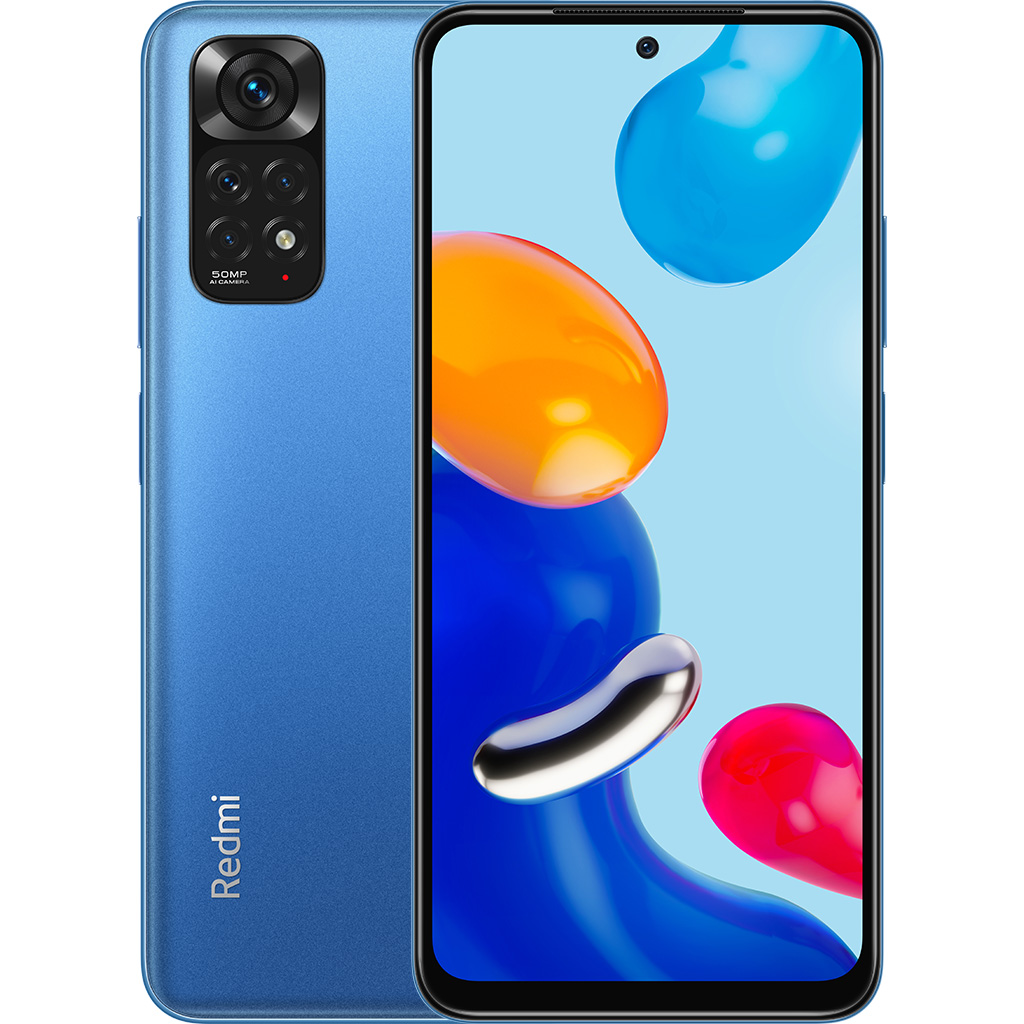 Điện thoại Xiaomi Redmi Note 11 4GB/64GB Xanh Dương Đậm - Hàng Chính Hãng