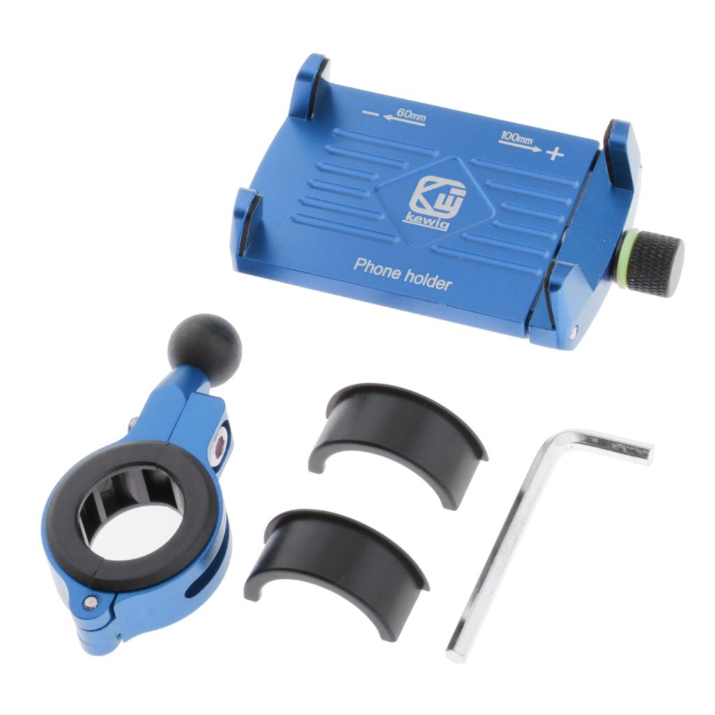 Motorcycle Handlebar Phone GPS Mount Holder USB Charger Corrosion Resistance