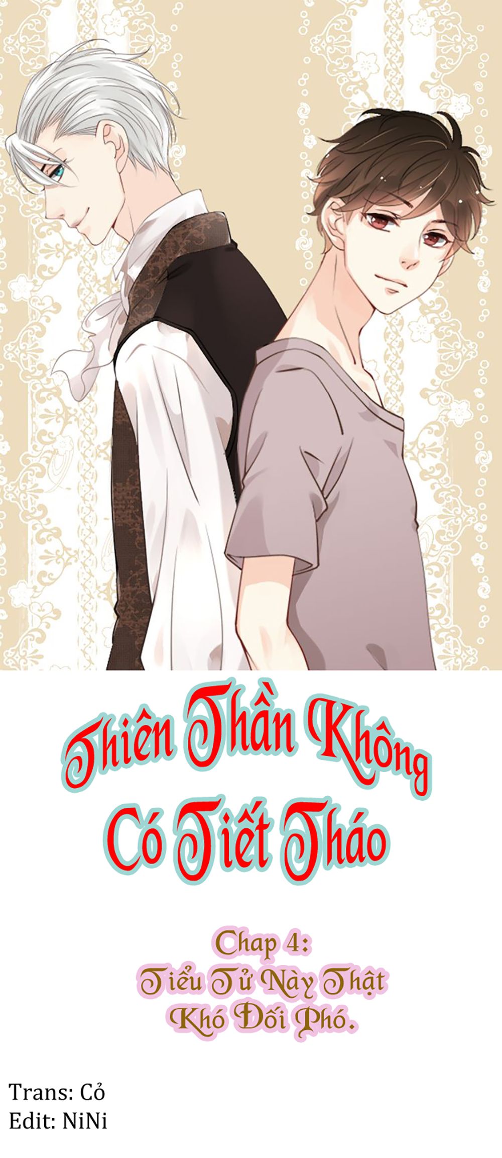 Thiên Thần Không Có Tiết Tháo chapter 4 - Trang 1