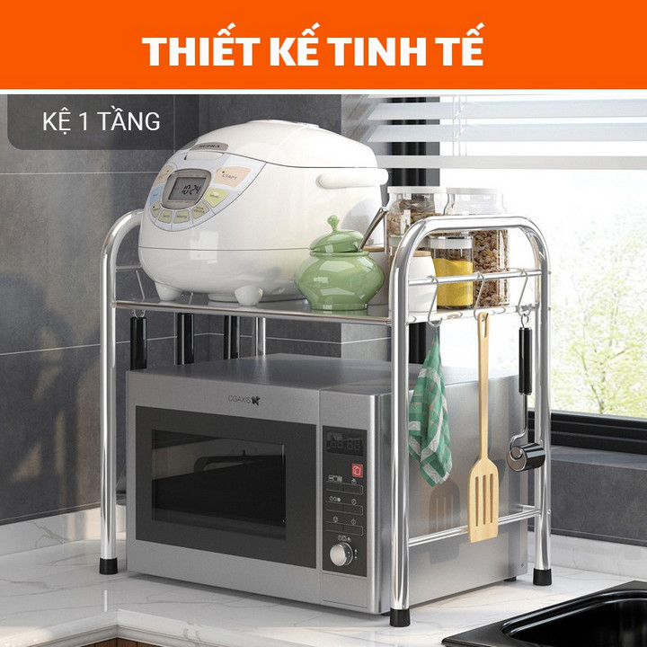 Kệ Đựng Lò Vi Sóng Inox 304 Eckbert Kitchen cao cấp 55cm - Home and Garden