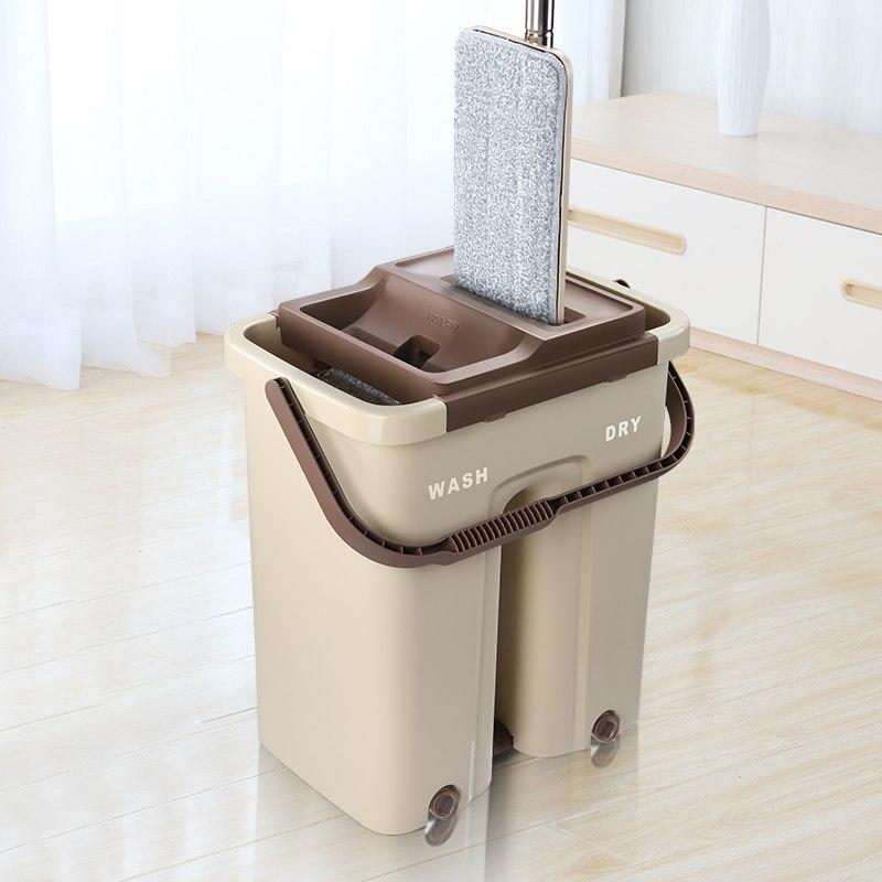 Bộ Cây Lau Nhà Tự Vắt Thế Hệ Mới Có Kèm 2 Bông Lau