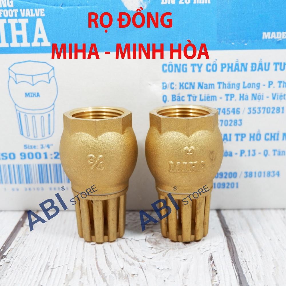 Rọ đồng Miha dn15, dn20 Minh Hòa Việt Nam, Chõ bơm nước đồng 21, 27 (lúp pê nước)