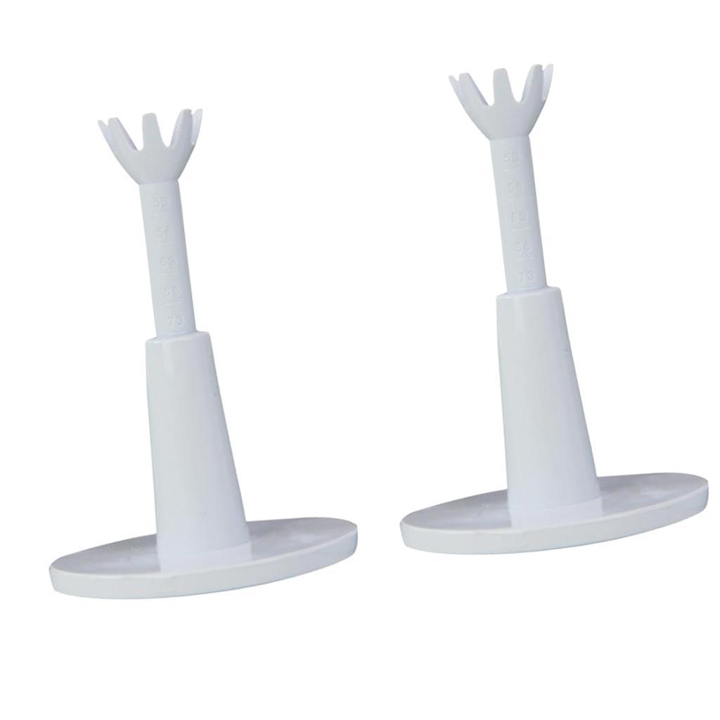2X Rubber Golf Tees Holder for Golf Driving Range Tee Practice Accessories