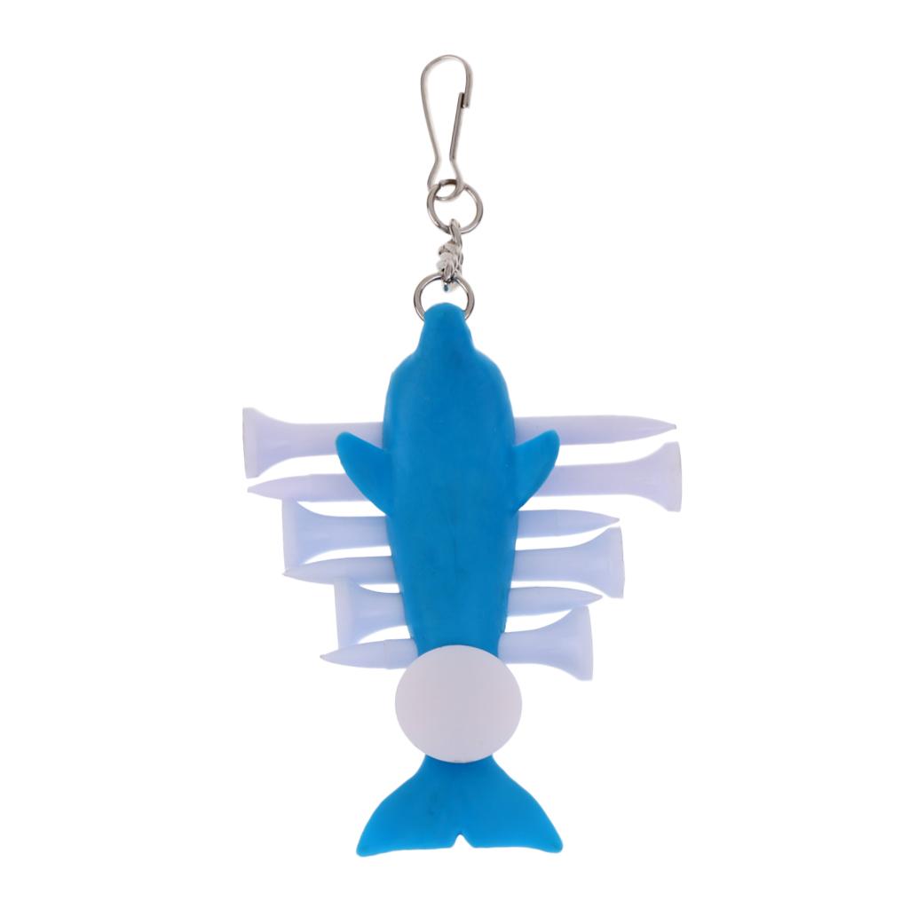 Golf Tee Holder with Tees Golf Key Chain