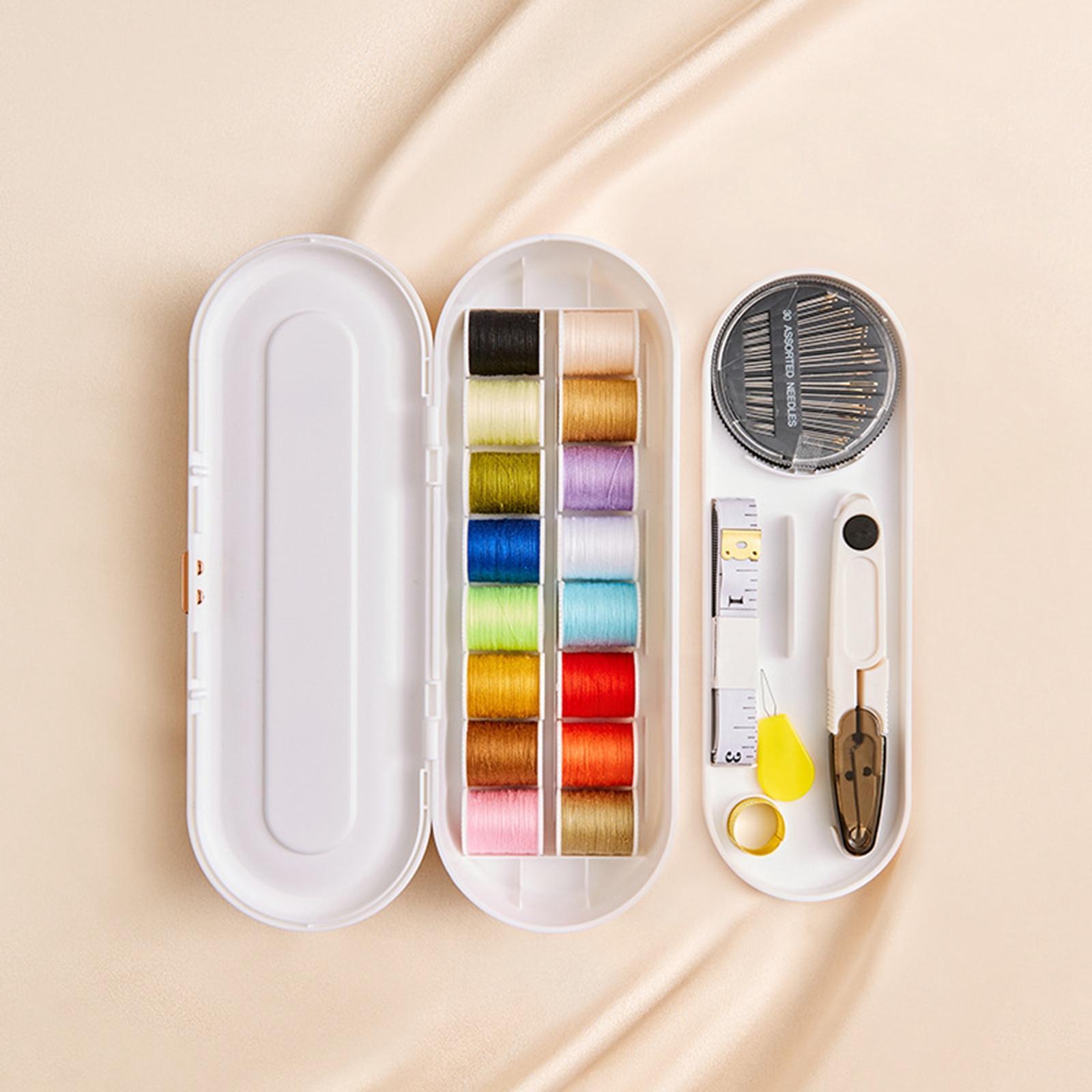 Handcraft Sewing Box Thread   Pin White