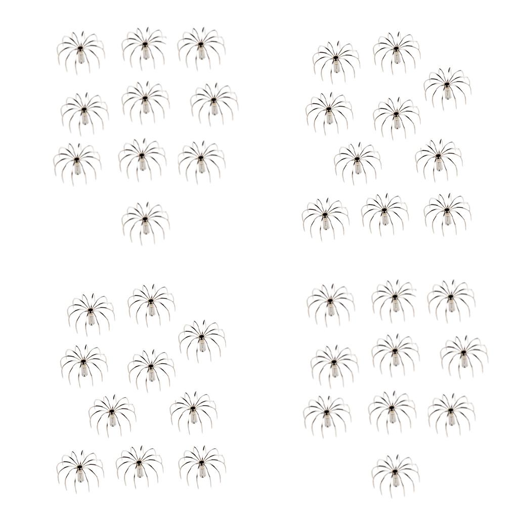10pcs Sea Fishing Squid Hooks Octopus Hook Saltwater Fishing Lure Hard Bait 2.8cm/3.5cm/4.0cm/ 4.5cm