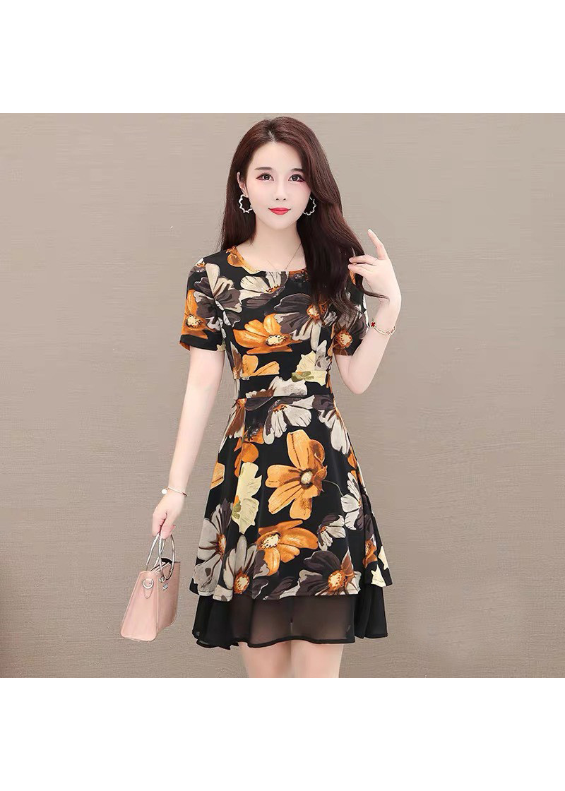 ĐẦM XÒE HOA CÚC VÀNG SIZE 45KG ĐẾN 70KG