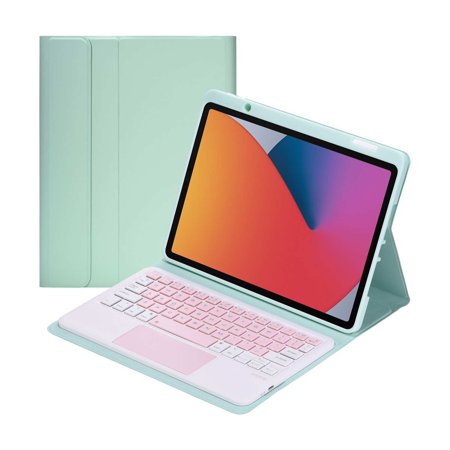 Nắp gập và bàn phím không dây Bluetooth cho iPad 10.2/iPad Air 10.5/iPad Pro10.5