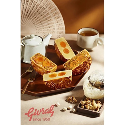 Bánh Trung Thu Givral Đặc Biệt - Thập Cẩm Gà Quay Vi Cá Yến Sào (1 Trứng/150gr)