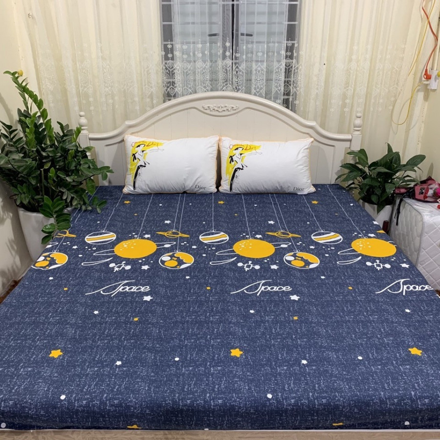 Ga chống thấm cotton - Địa Cầu - Tặng kèm 1 móc khóa Houston