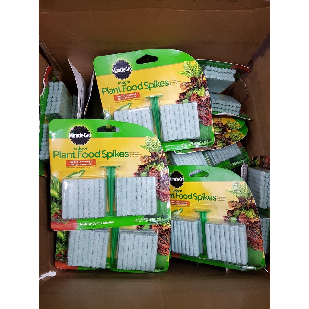 Phân que Plant Food Spikes 48 que, NPK 6-12-6 Nhập khẩu Mỹ rất tốt cho Lan và cây cảnh, tan chậm 2tháng