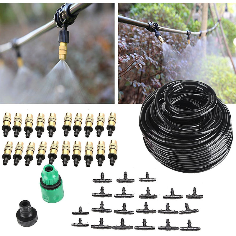 Bộ 20 đầu phun sương đồng tưới lan, cây cảnh kèm đầy đủ phụ kiện
