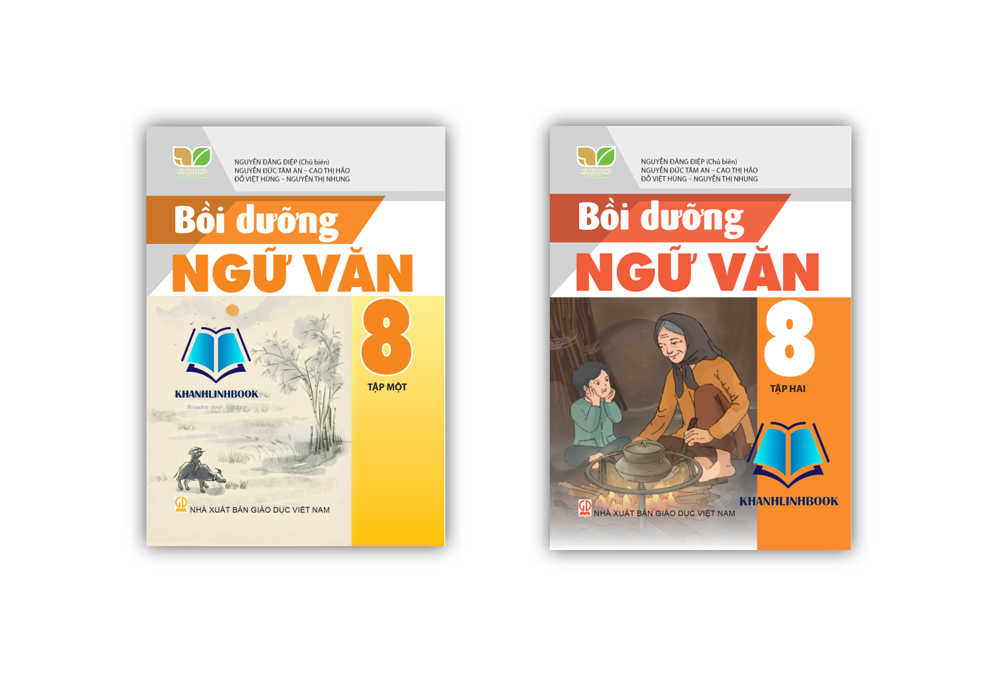 Sách - Combo Bồi dưỡng ngữ văn 8 - tập 1 + 2
