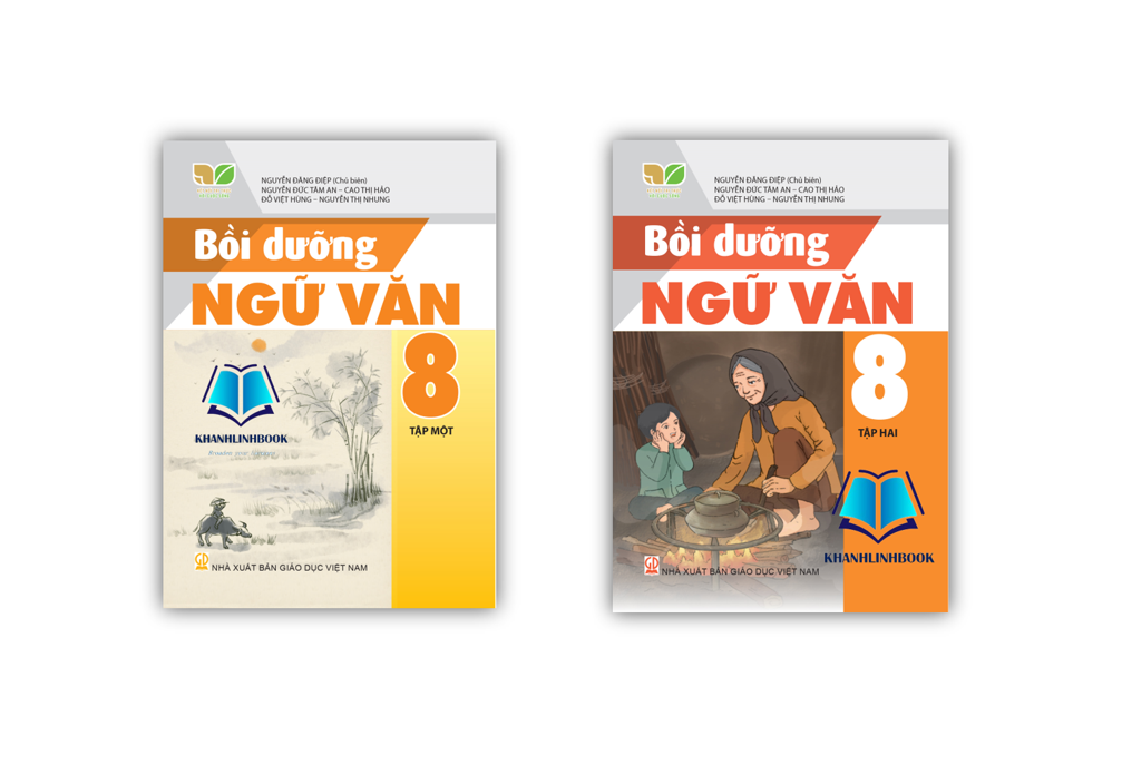 Sách - Combo Bồi dưỡng ngữ văn 8 - tập 1 + 2 ( kết nối tri thức )