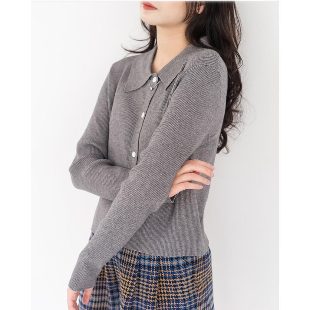 Áo Cardigan Nữ SSSTUTTER Knit Polo Sweater