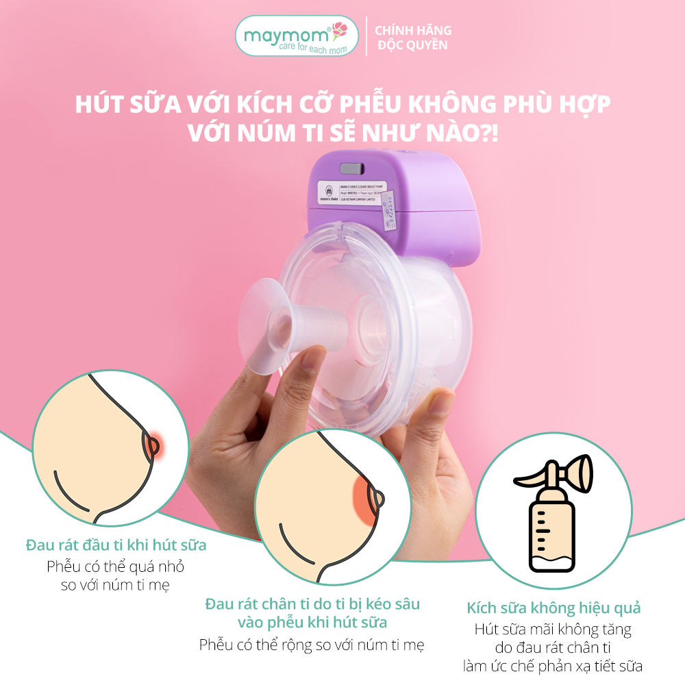 Thước Đo Ti Mama’s Choice, Xác Định Đường Kính Núm Ti Mẹ, Giúp Mẹ Chọn Được Size Phễu Phù Hợp Khi Hút Sữa