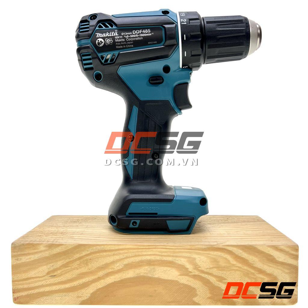 Máy khoan và vặn vít dùng pin 18V Makita DDF485Z (hàng tách bộ)