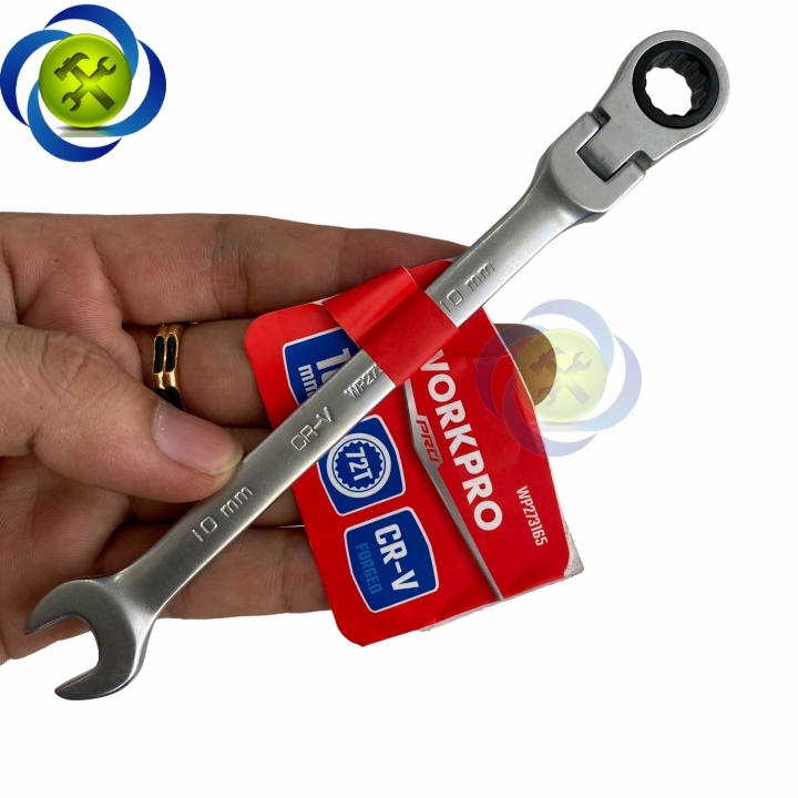 Cờ lê tự động đầu lắc léo Workpro